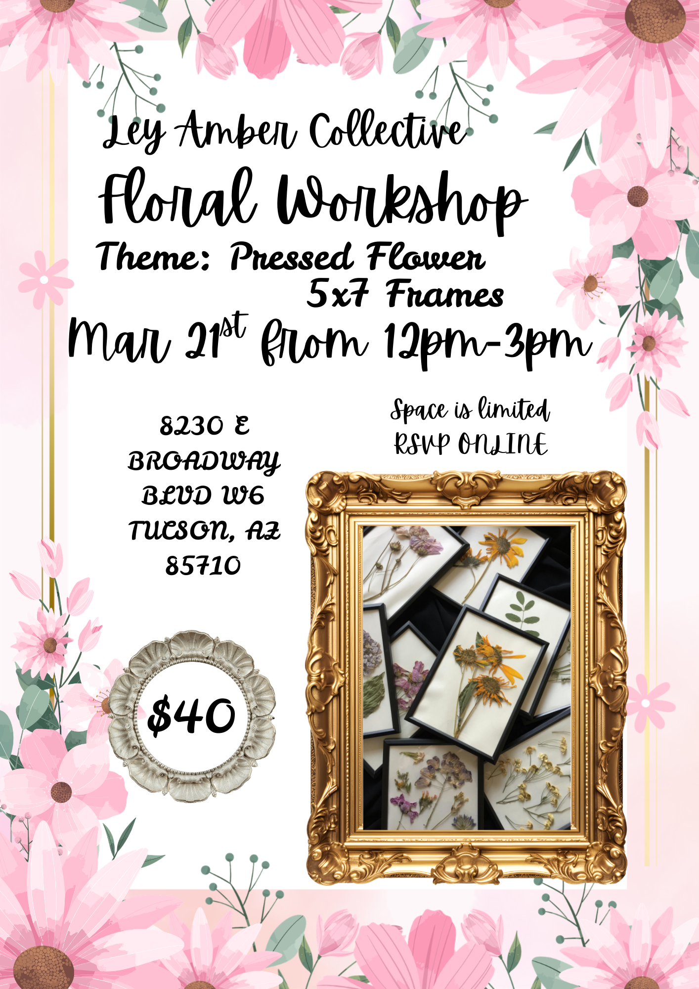 Floral Frame Workshop