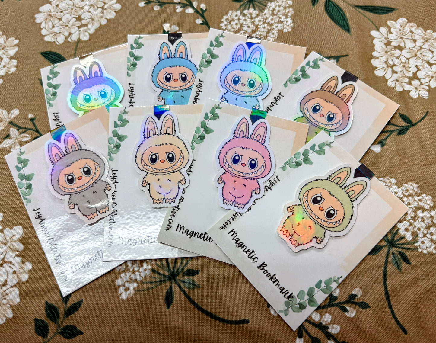 Monster Labubu Magnetic Bookmark