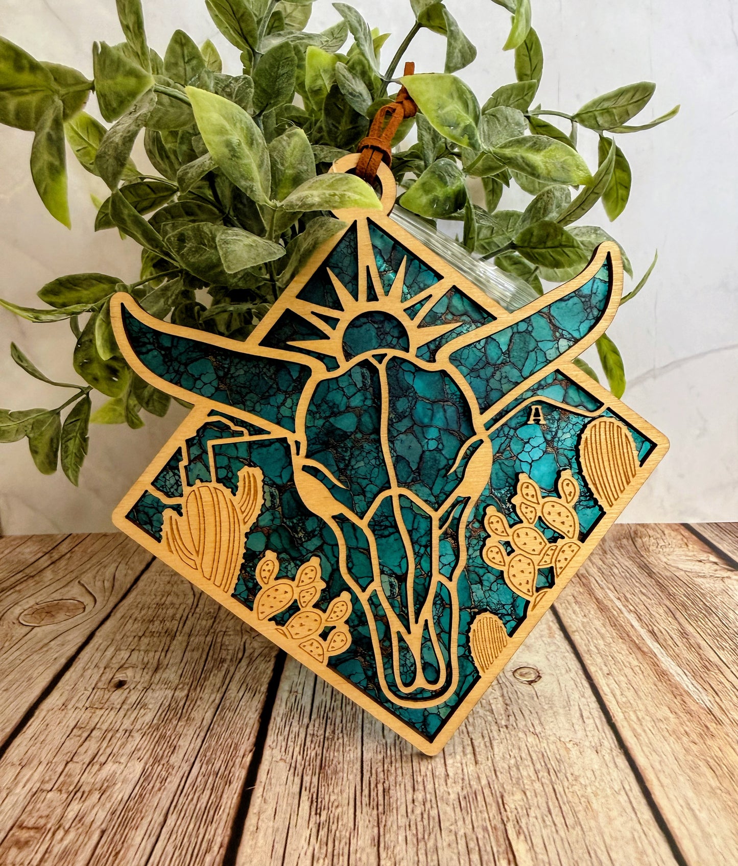 Tucson Cow Skull Sun Catcher
