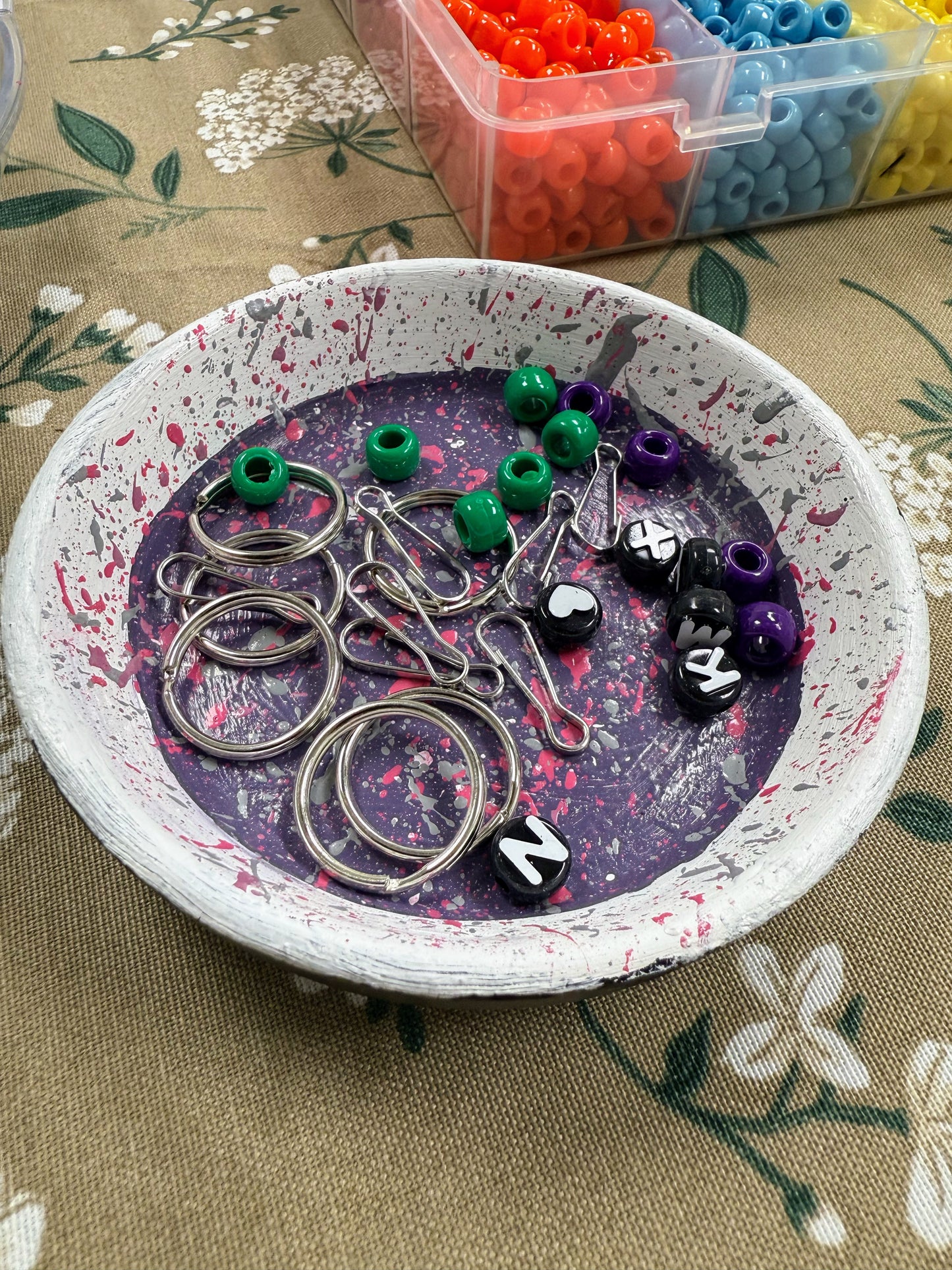 Hand Painted Trinket Tray