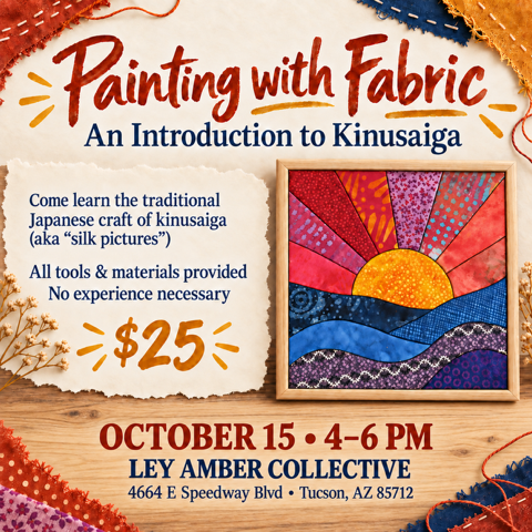 Fabric Art - Intro to Kinusaiga