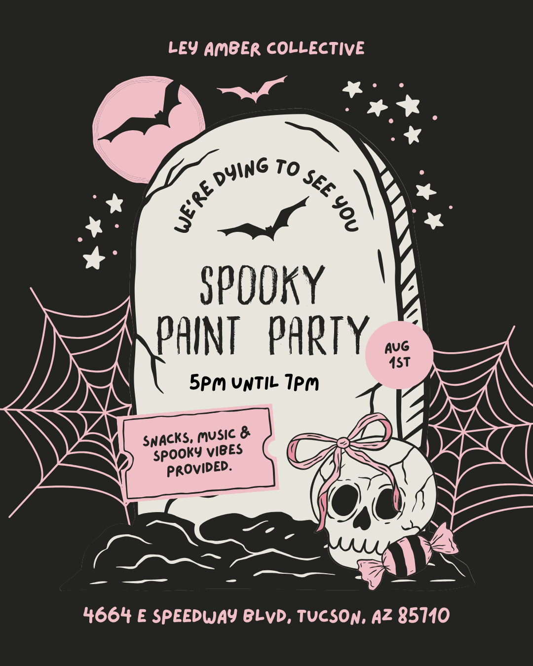 Spooky Ghost Ceramic Painting - All Ages