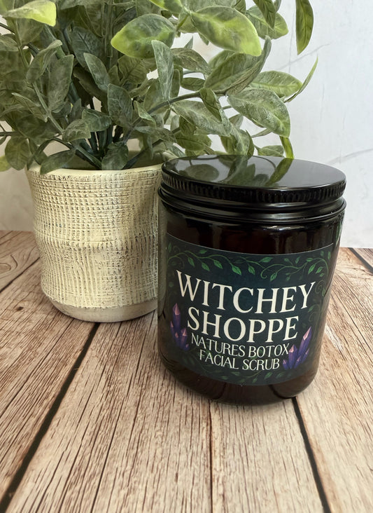 Natures botox face scrub