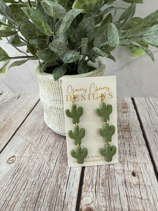 3 Cactus Dangles