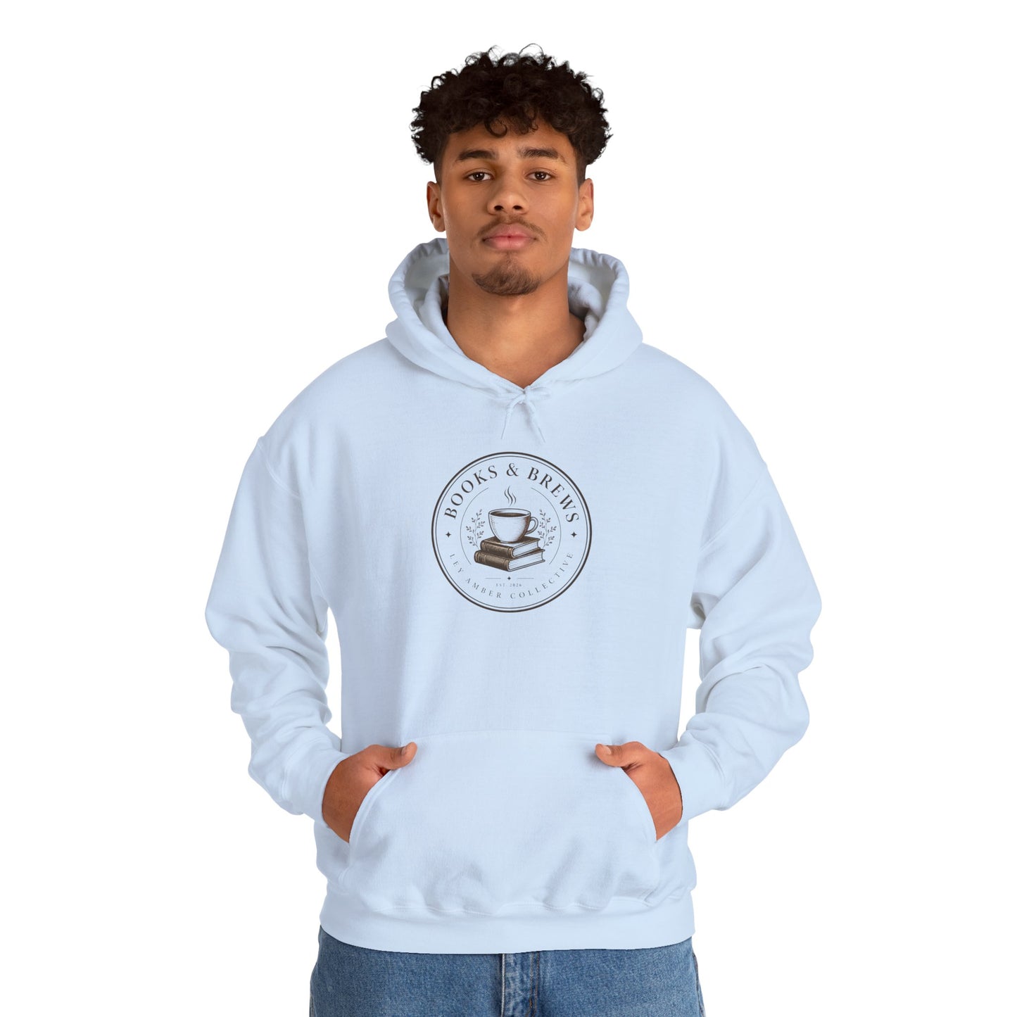 Book & Brew Hoodie — Cozy Coffee and Reading Lovers Pullover