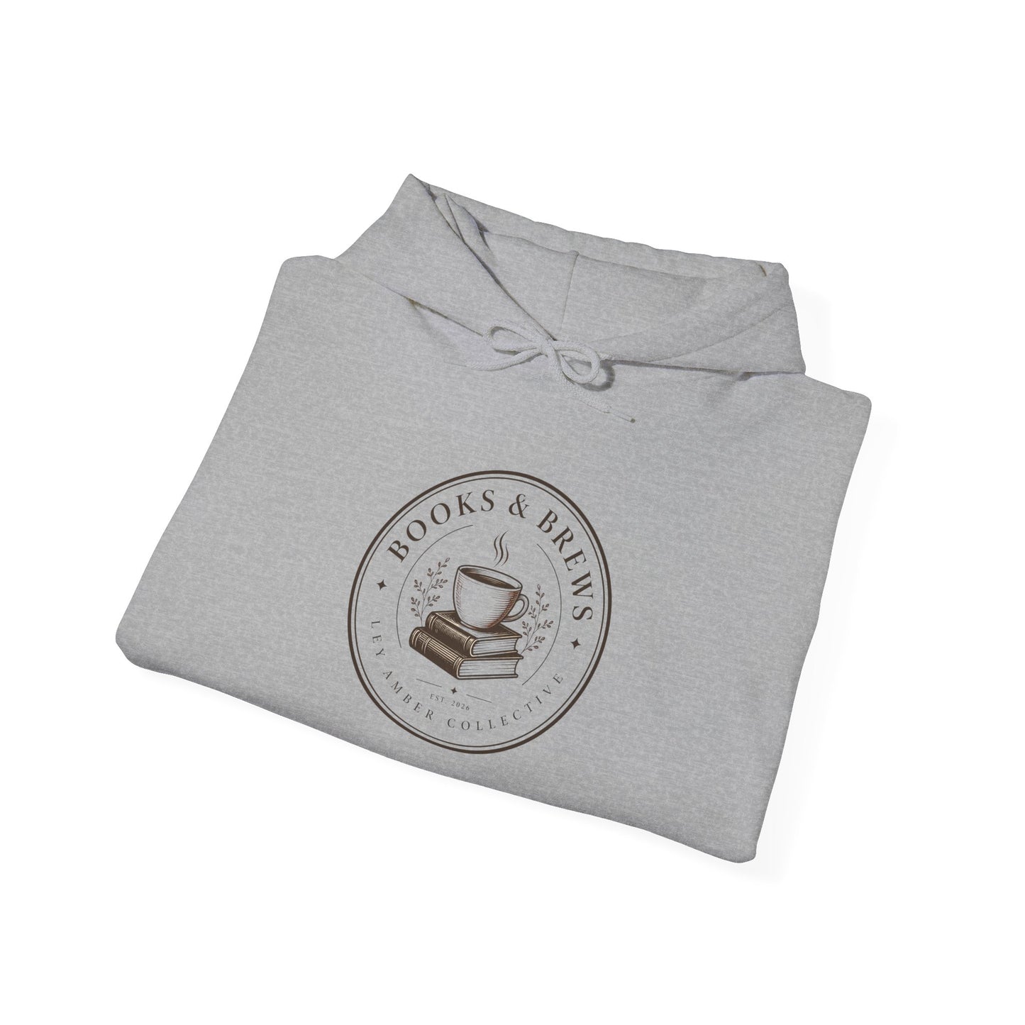 Book & Brew Hoodie — Cozy Coffee and Reading Lovers Pullover