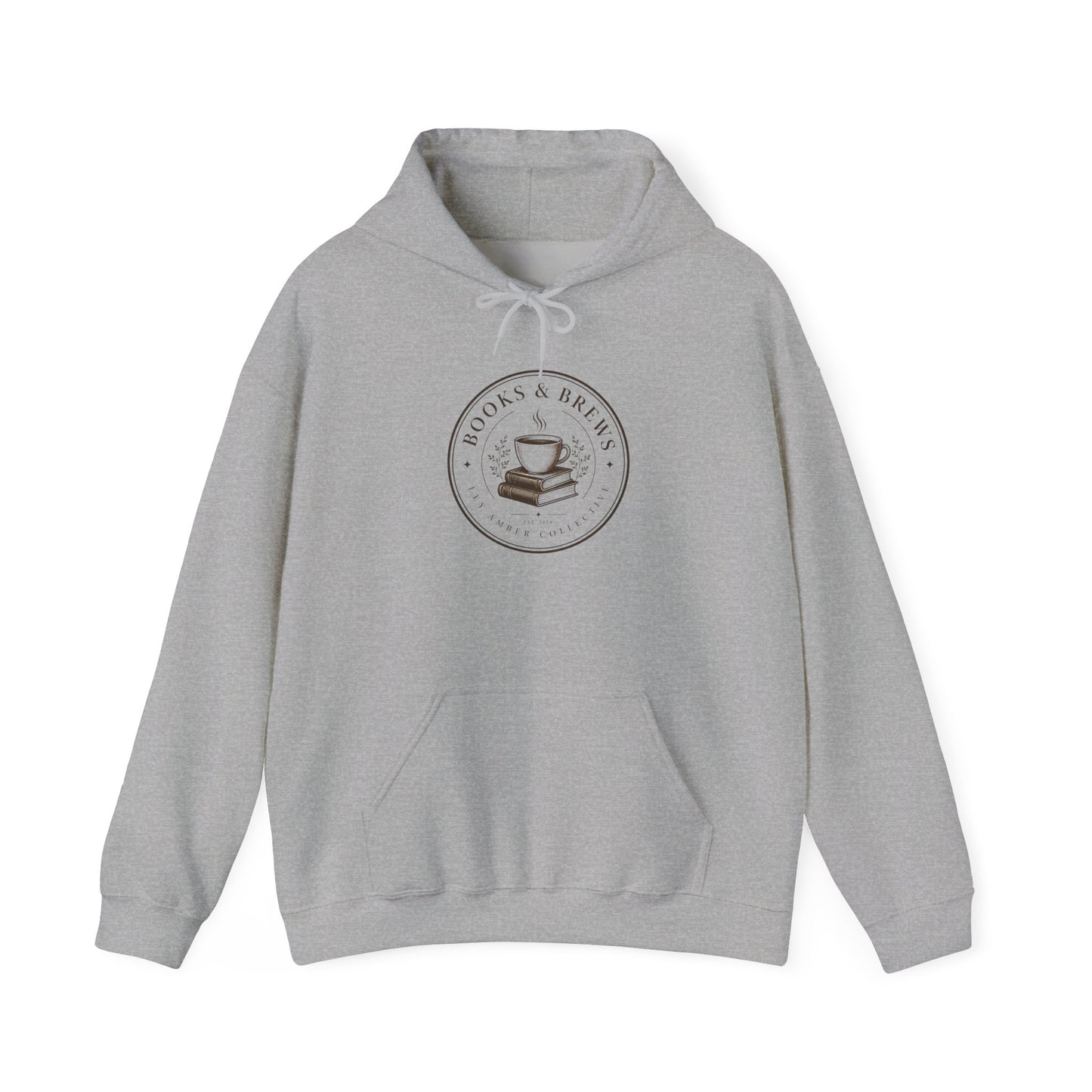 Book & Brew Hoodie — Cozy Coffee and Reading Lovers Pullover