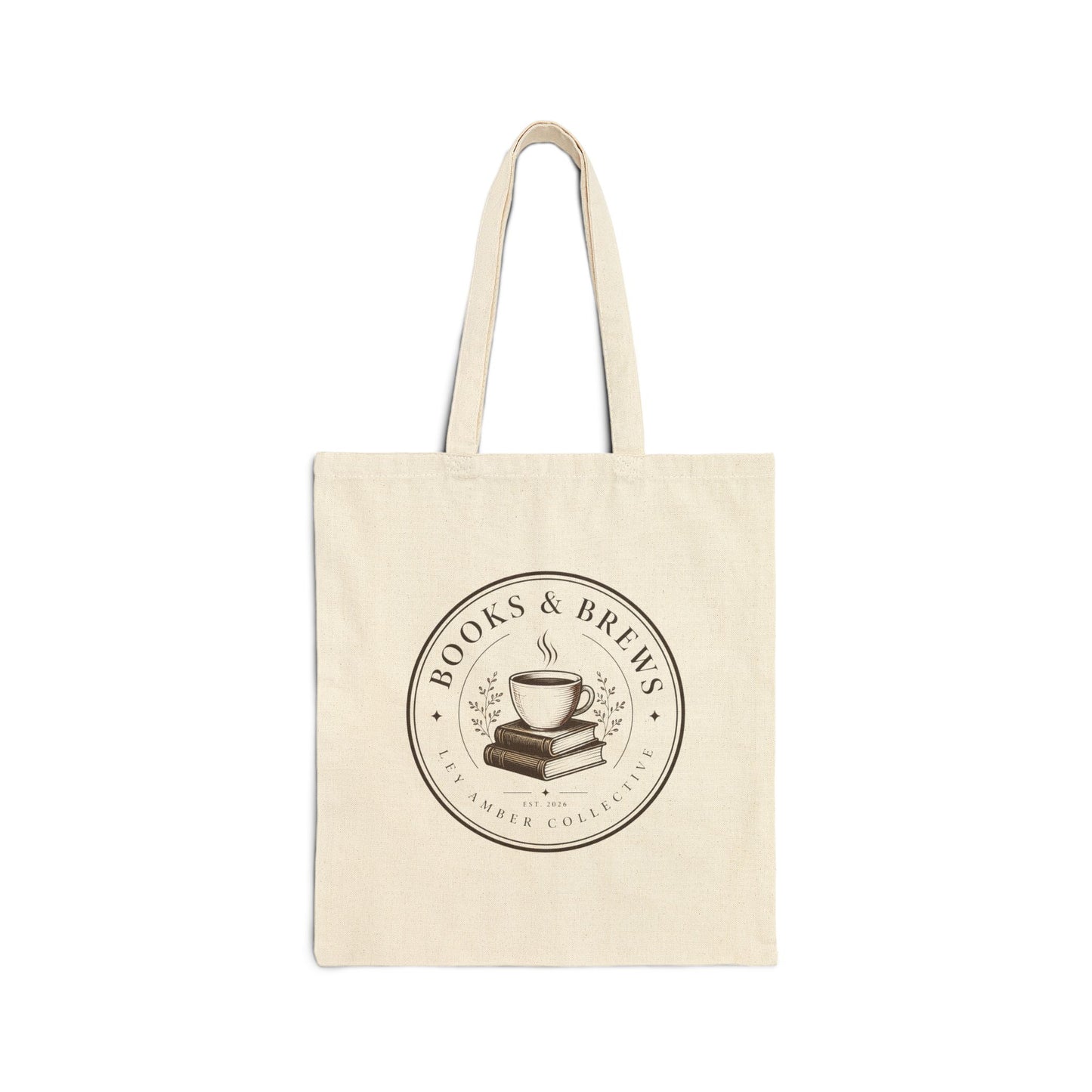 Books & Coffee Cotton Canvas Tote — Limited Supply