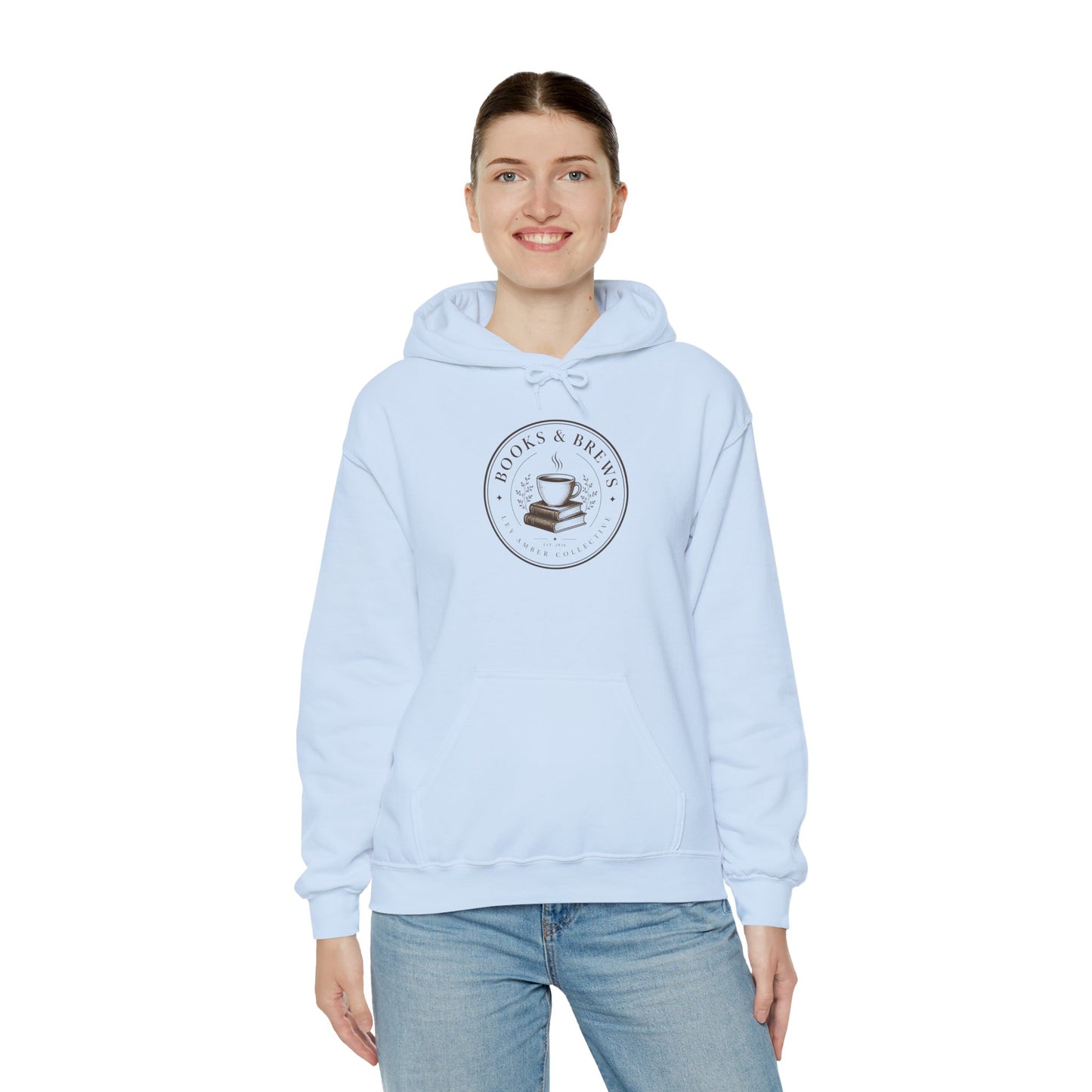 Book & Brew Hoodie — Cozy Coffee and Reading Lovers Pullover