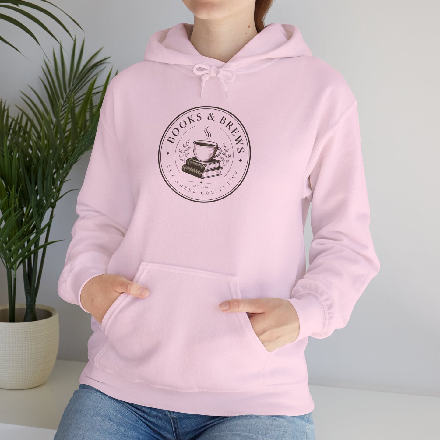 Book & Brew Hoodie — Cozy Coffee and Reading Lovers Pullover