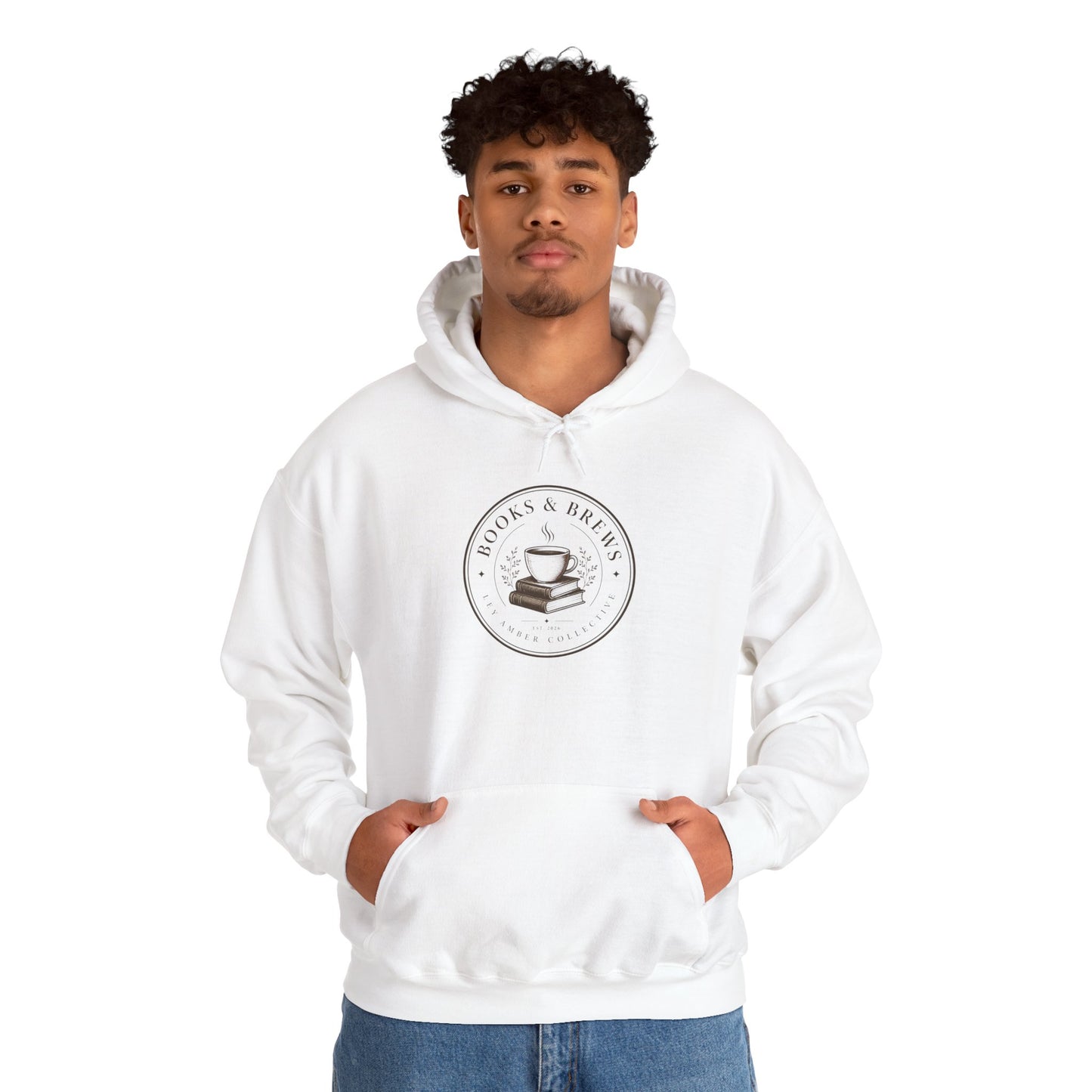 Book & Brew Hoodie — Cozy Coffee and Reading Lovers Pullover