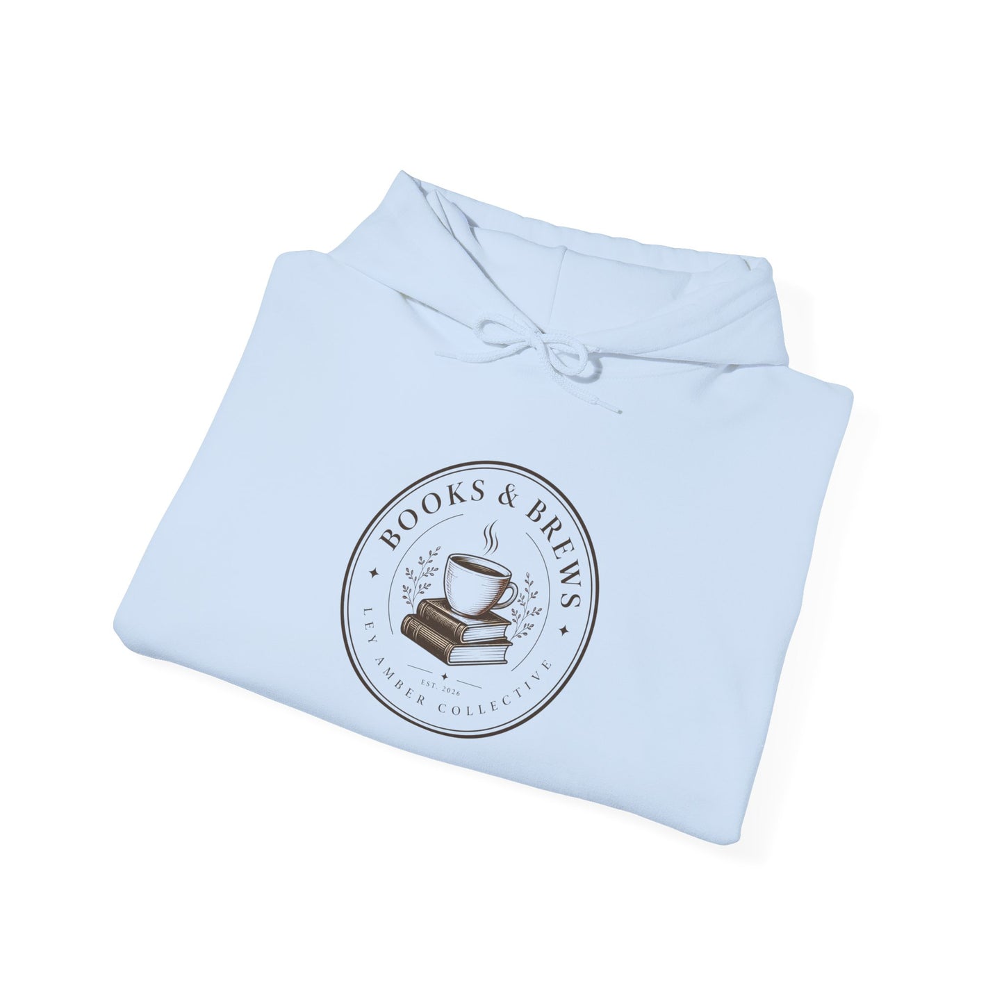 Book & Brew Hoodie — Cozy Coffee and Reading Lovers Pullover