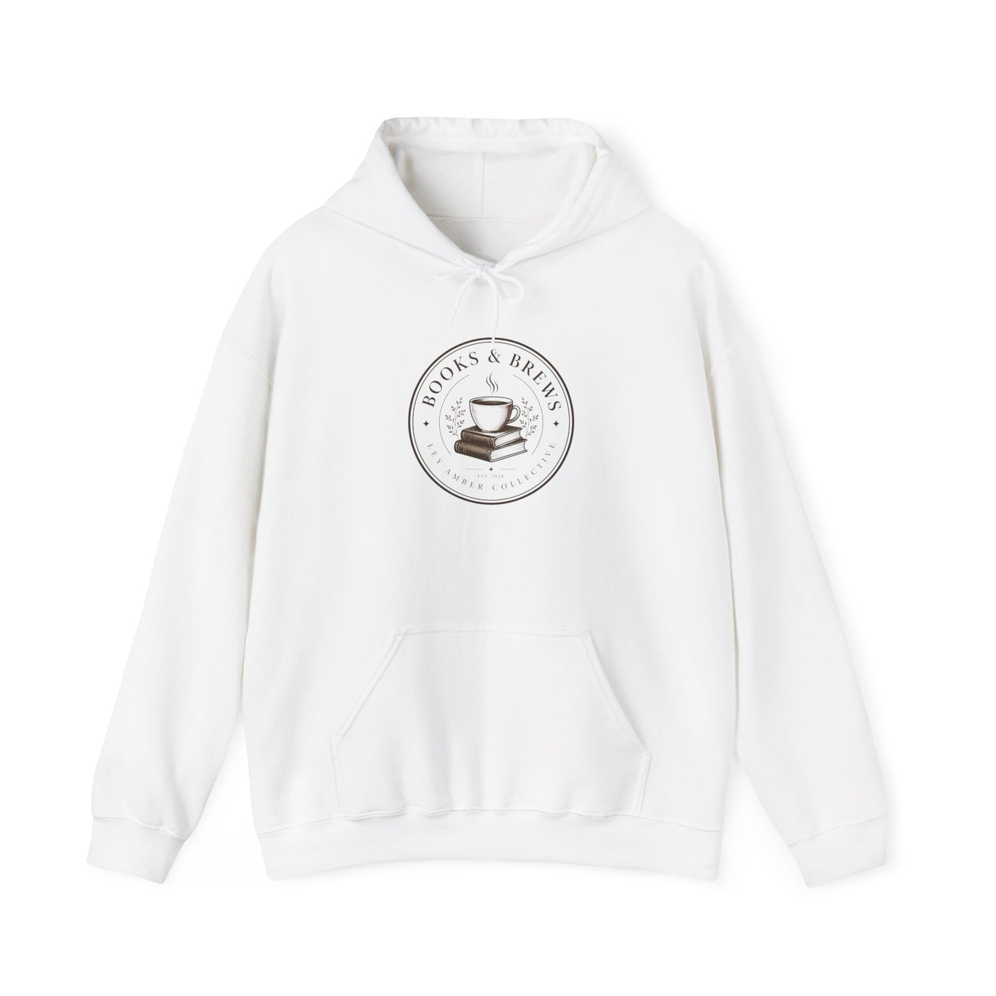 Book & Brew Hoodie — Cozy Coffee and Reading Lovers Pullover
