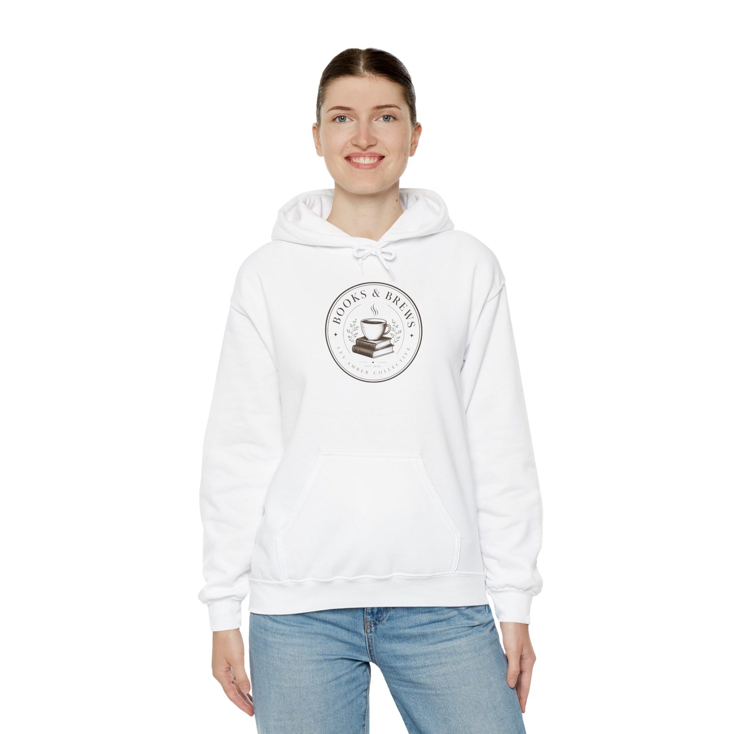 Book & Brew Hoodie — Cozy Coffee and Reading Lovers Pullover