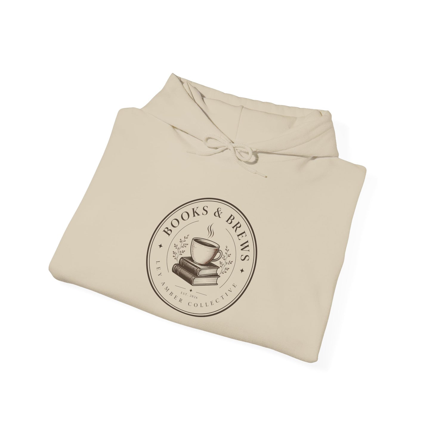 Book & Brew Hoodie — Cozy Coffee and Reading Lovers Pullover