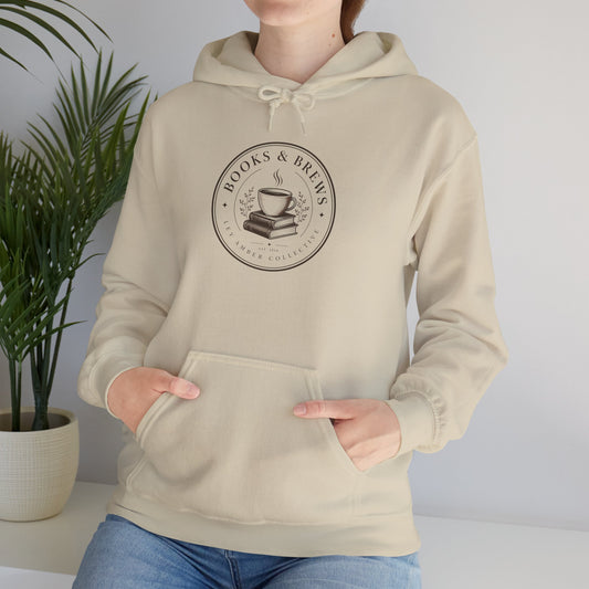 Book & Brew Hoodie — Cozy Coffee and Reading Lovers Pullover