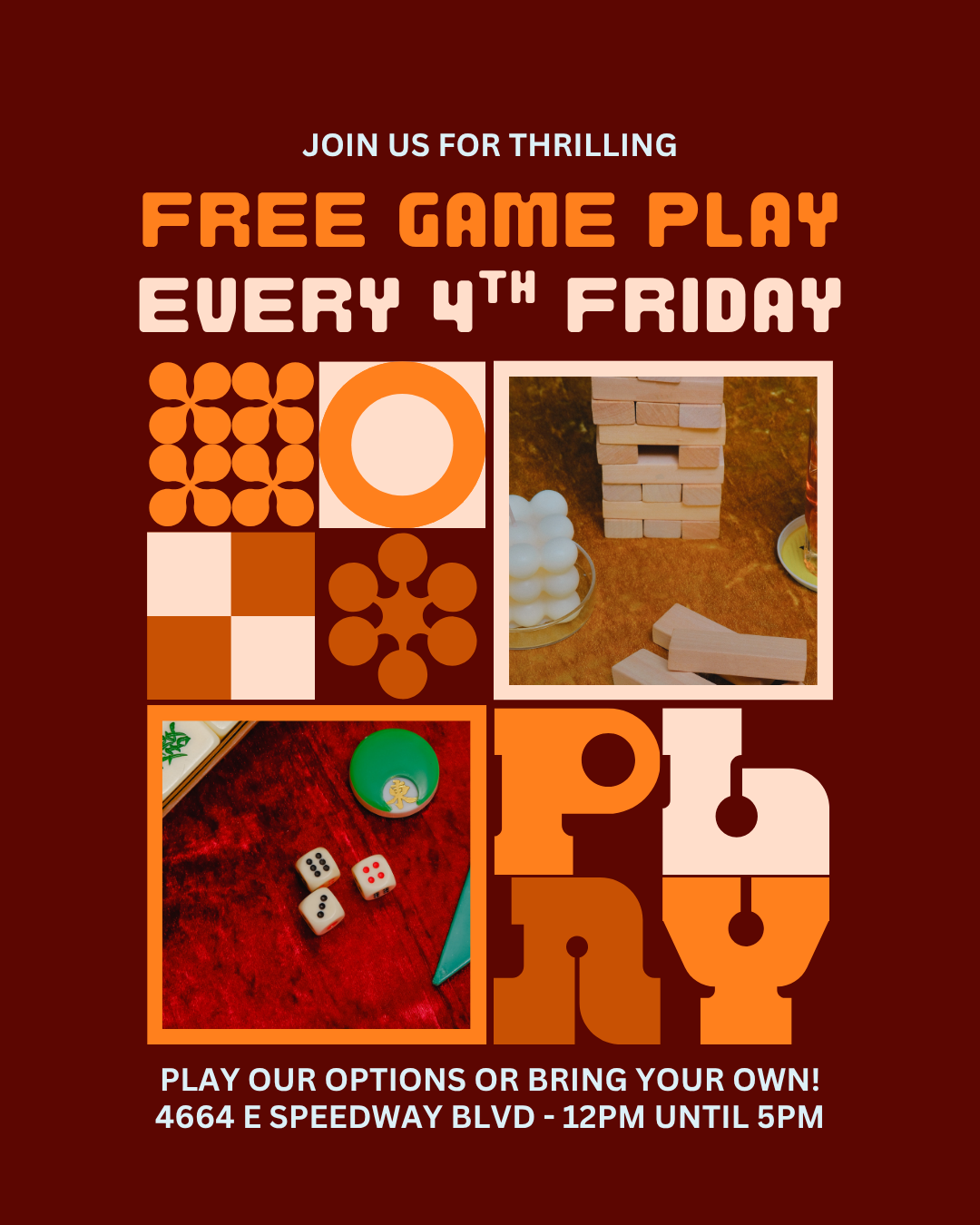 4th Friday Community Game Day