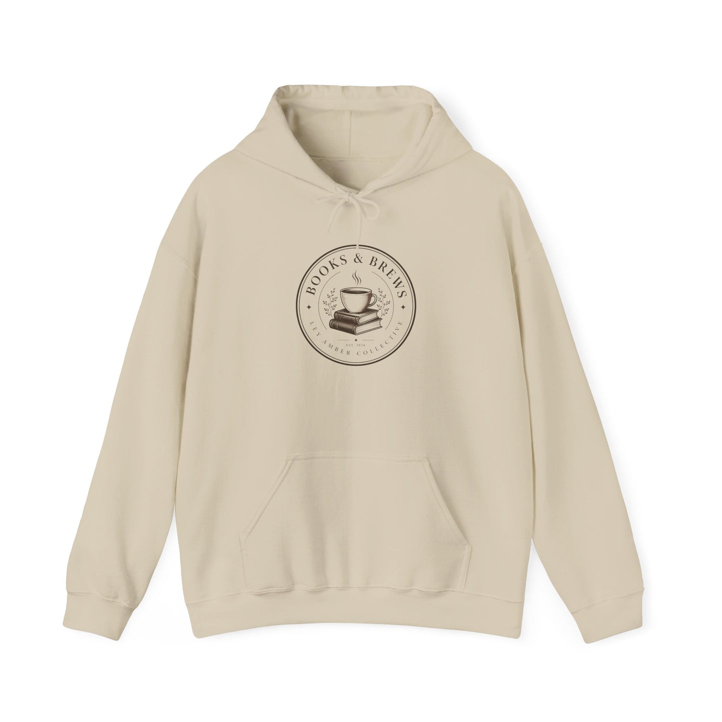 Book & Brew Hoodie — Cozy Coffee and Reading Lovers Pullover
