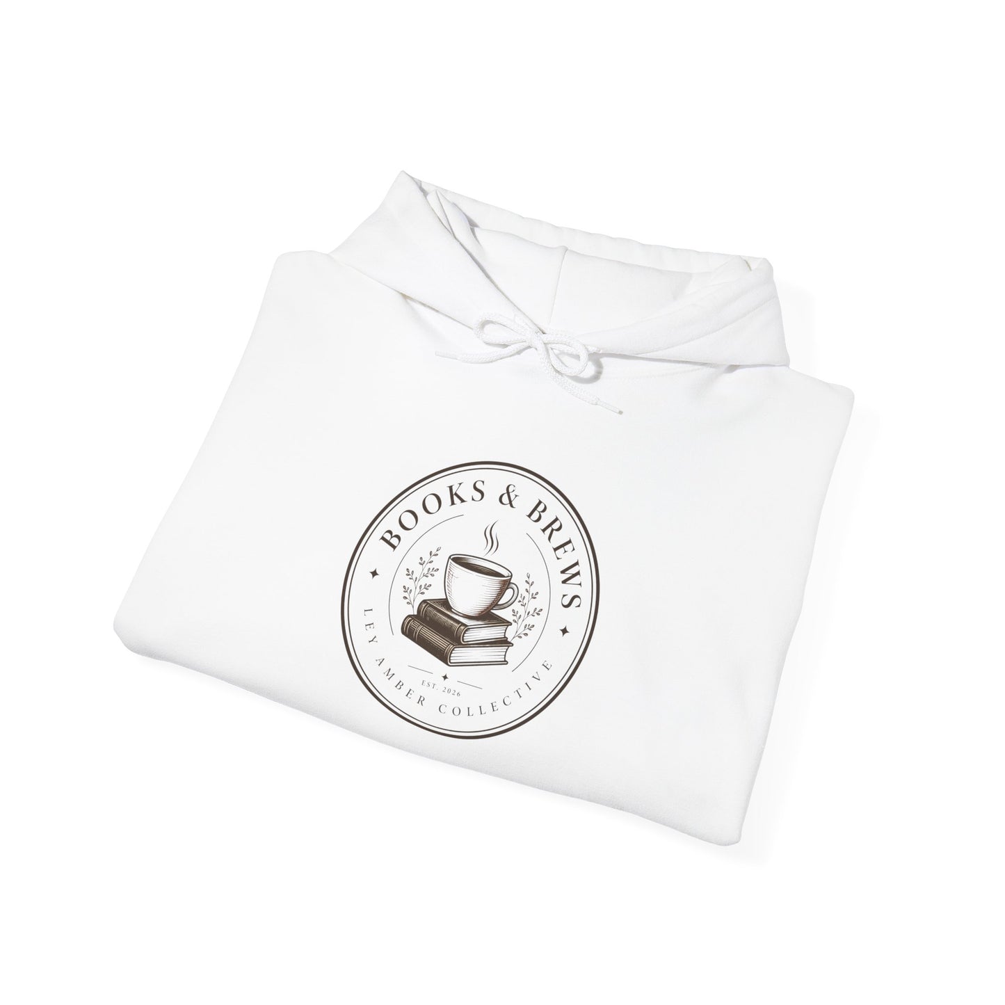 Book & Brew Hoodie — Cozy Coffee and Reading Lovers Pullover