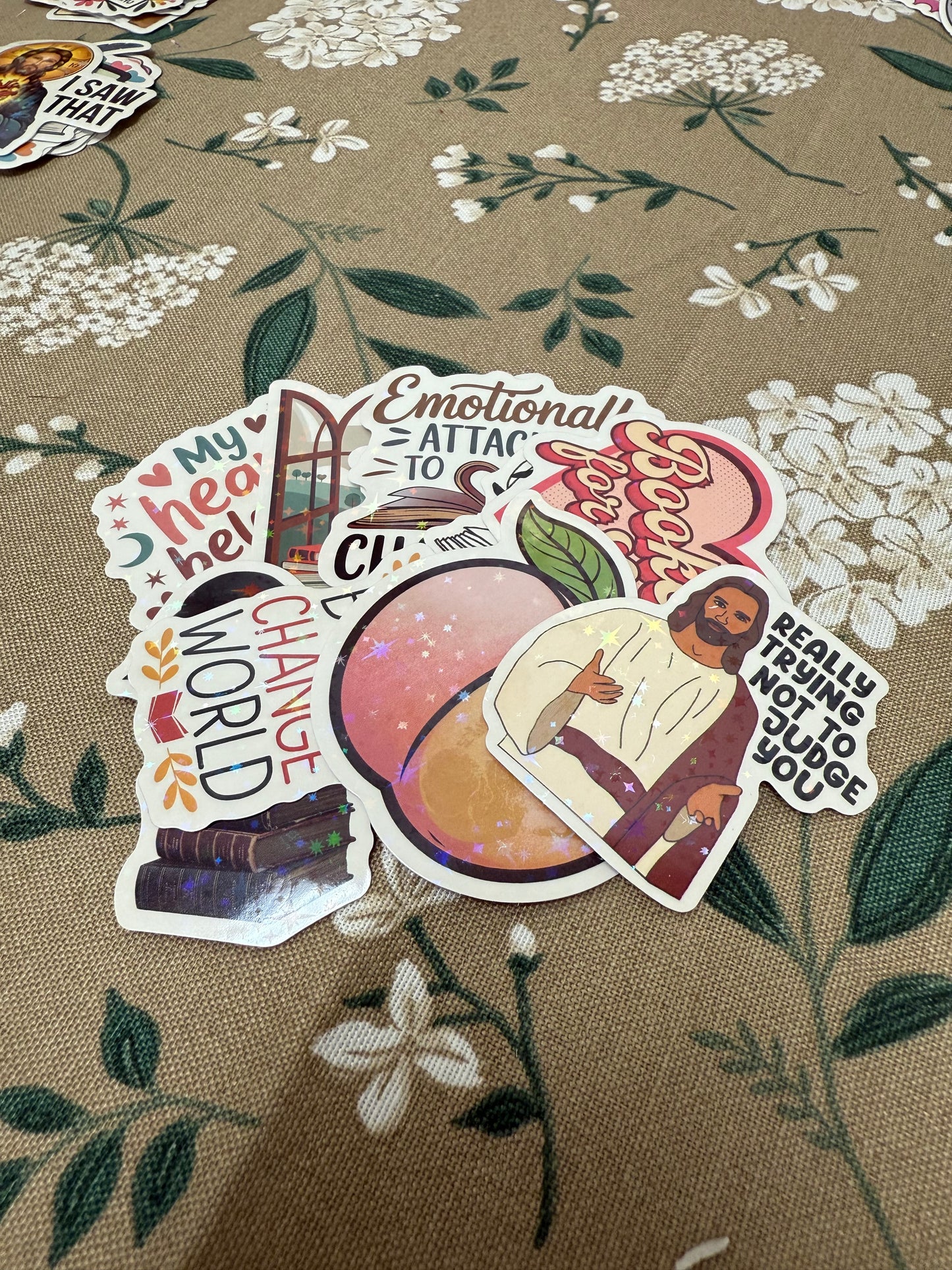 Bookish Themed Sticker Pack