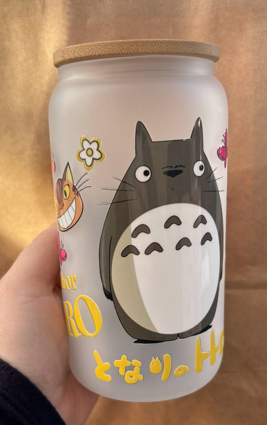 Totoro 16oz Glass Cup