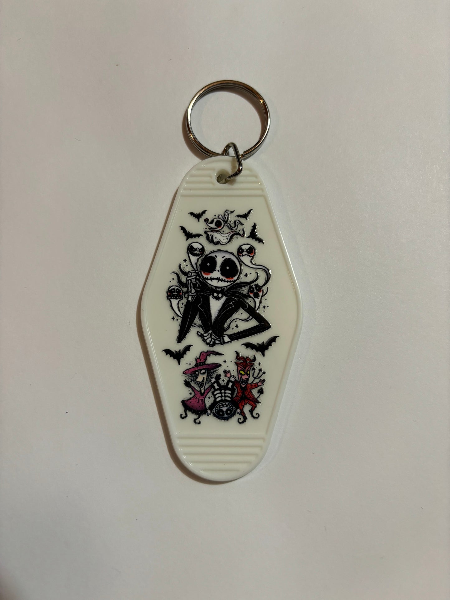 White Hotel Key Chains