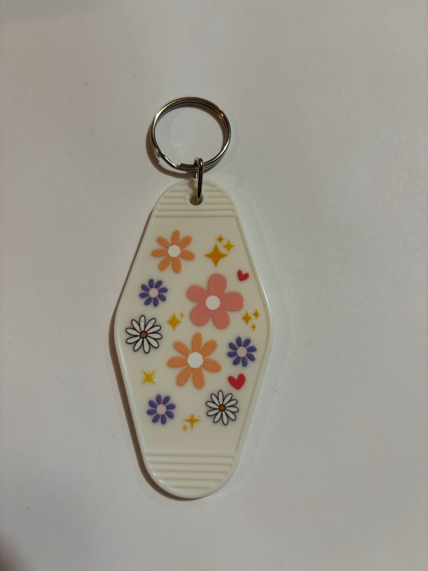 White Hotel Key Chains