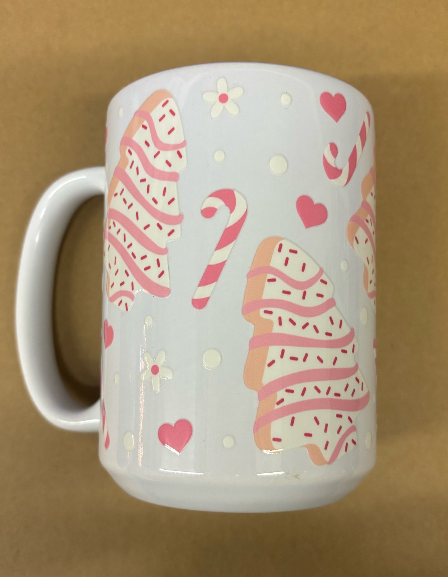 Christmas Treats 15oz Glass Mug