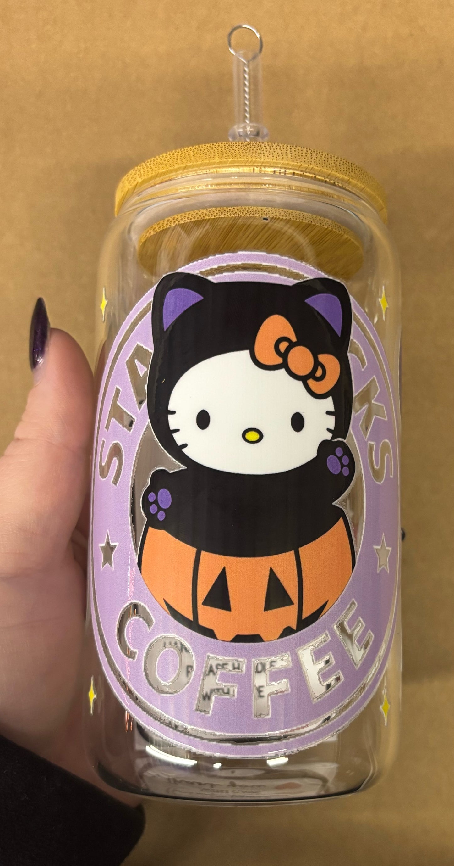 Boo HK 16oz Glass Cup