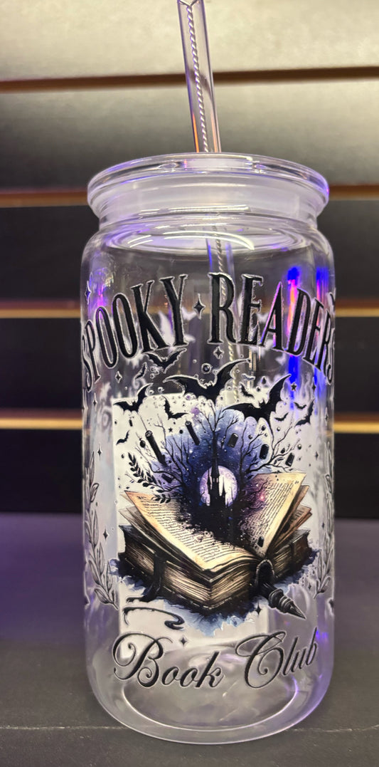 Spooky Reader 16oz Plastic Cup