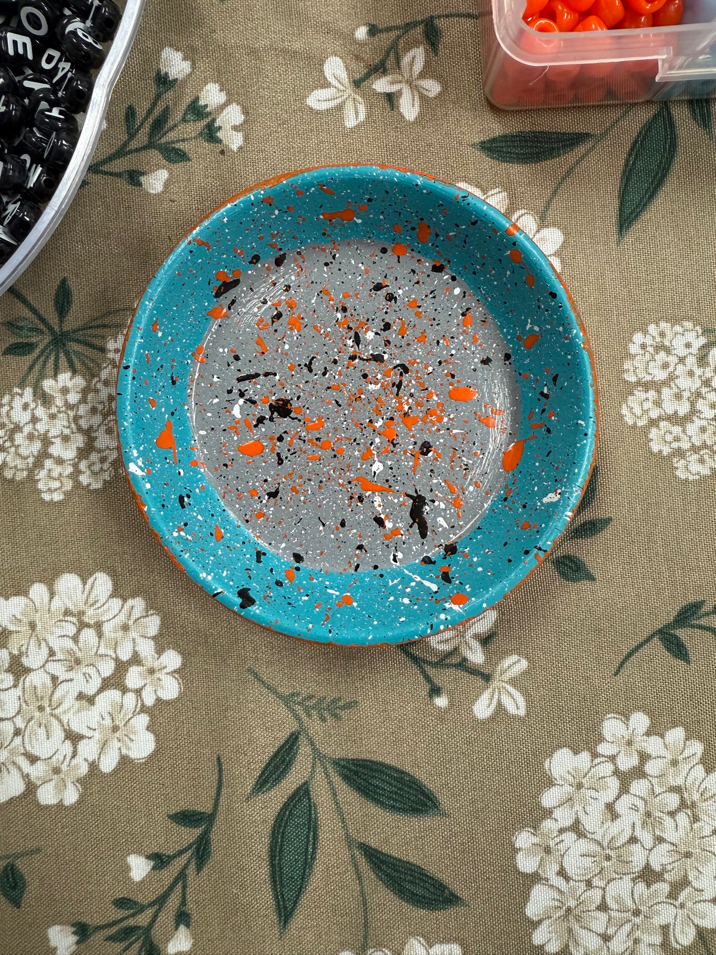Hand Painted Trinket Tray