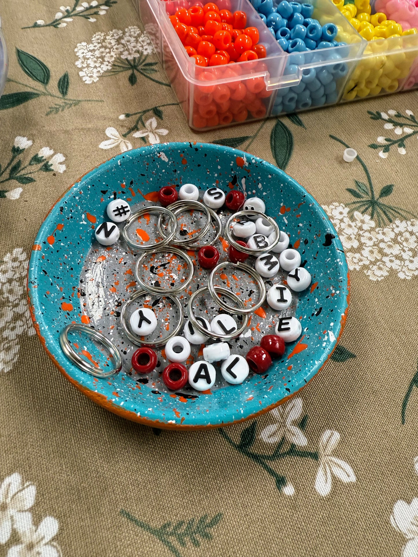 Hand Painted Trinket Tray