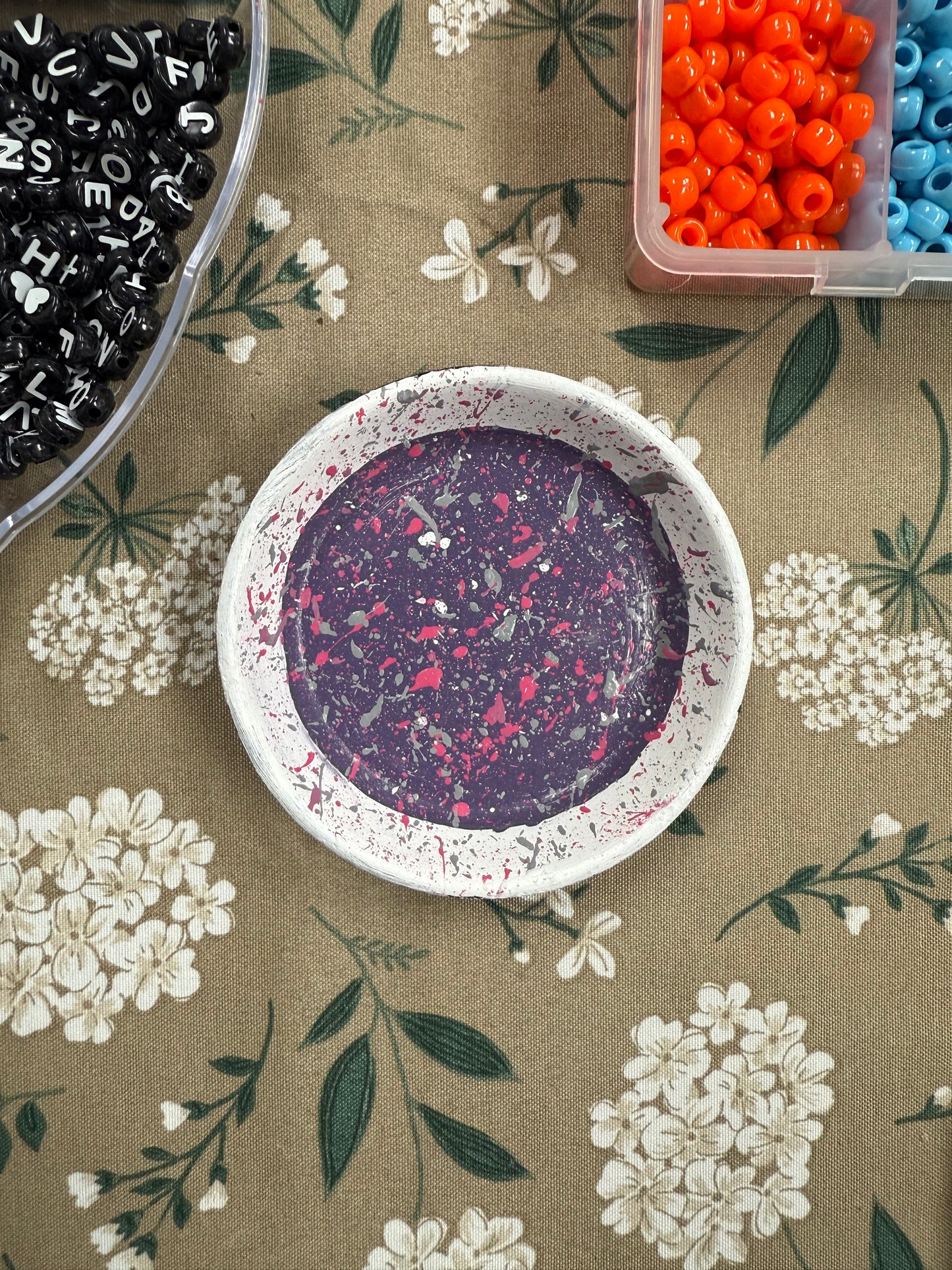 Hand Painted Trinket Tray