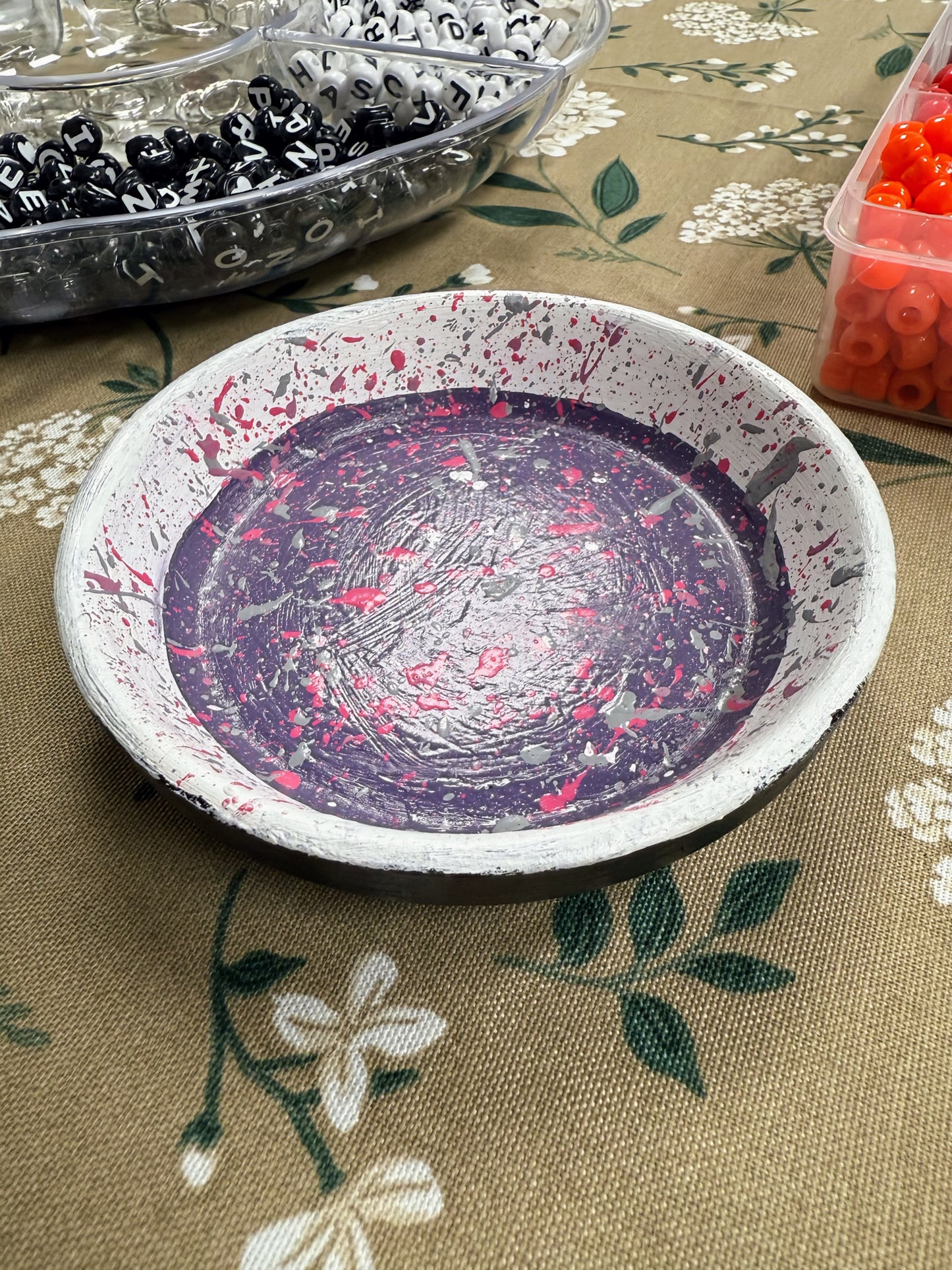 Hand Painted Trinket Tray