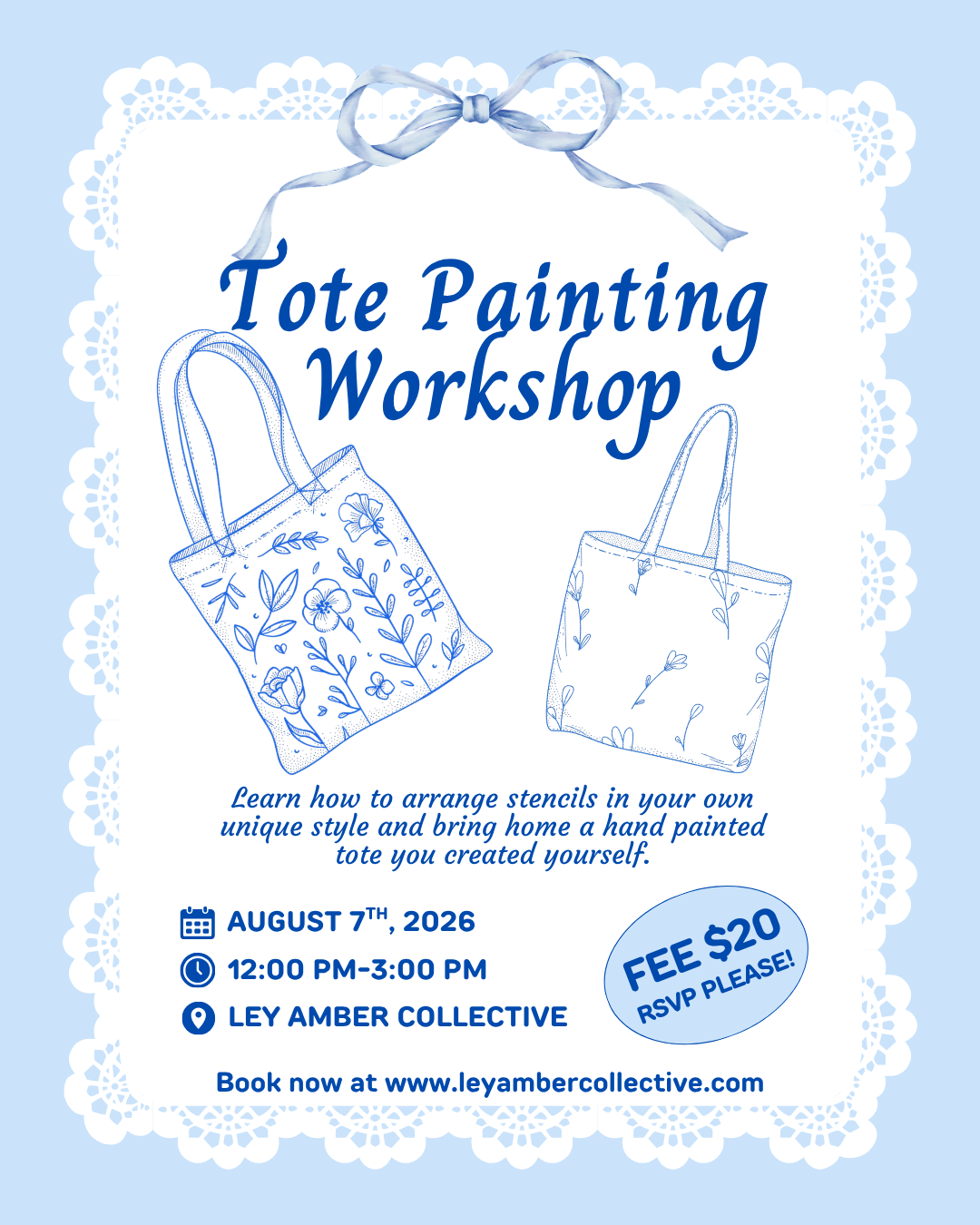 Painted Tote Workshop