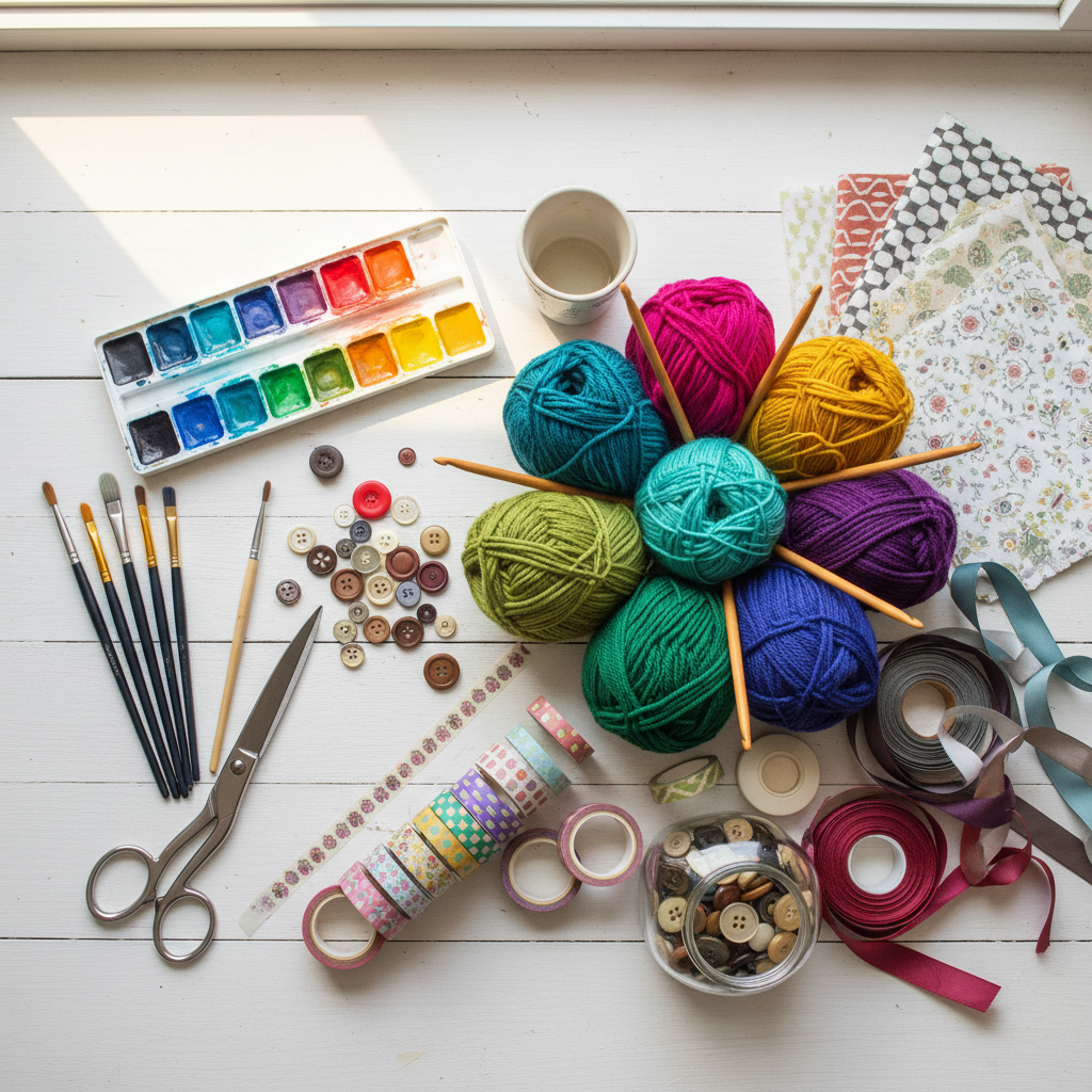 Mystery Craft Supply Bundle | Surprise DIY Craft Box for Junk Journaling, Scrapbooking, Mixed Media & Creative Projects