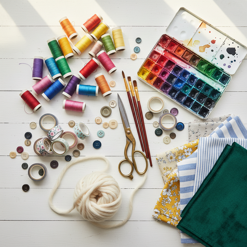 Mystery Craft Supply Bundle | Surprise DIY Craft Box for Junk Journaling, Scrapbooking, Mixed Media & Creative Projects