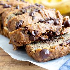 Chocolate Chip Banana Bread 4oz Slice